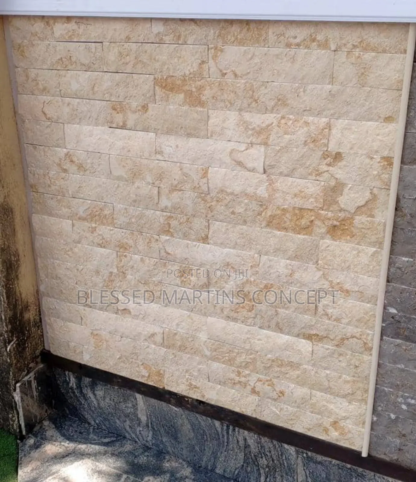 Travertine Natural Stone, Good for Tv Console, Wall Cladding, Pillars