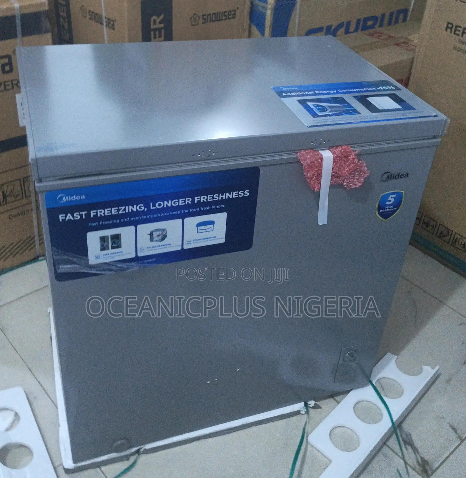 Advanced Cooling System Midea 200l Chest Freezer (Mdrc277fzg43ngg)