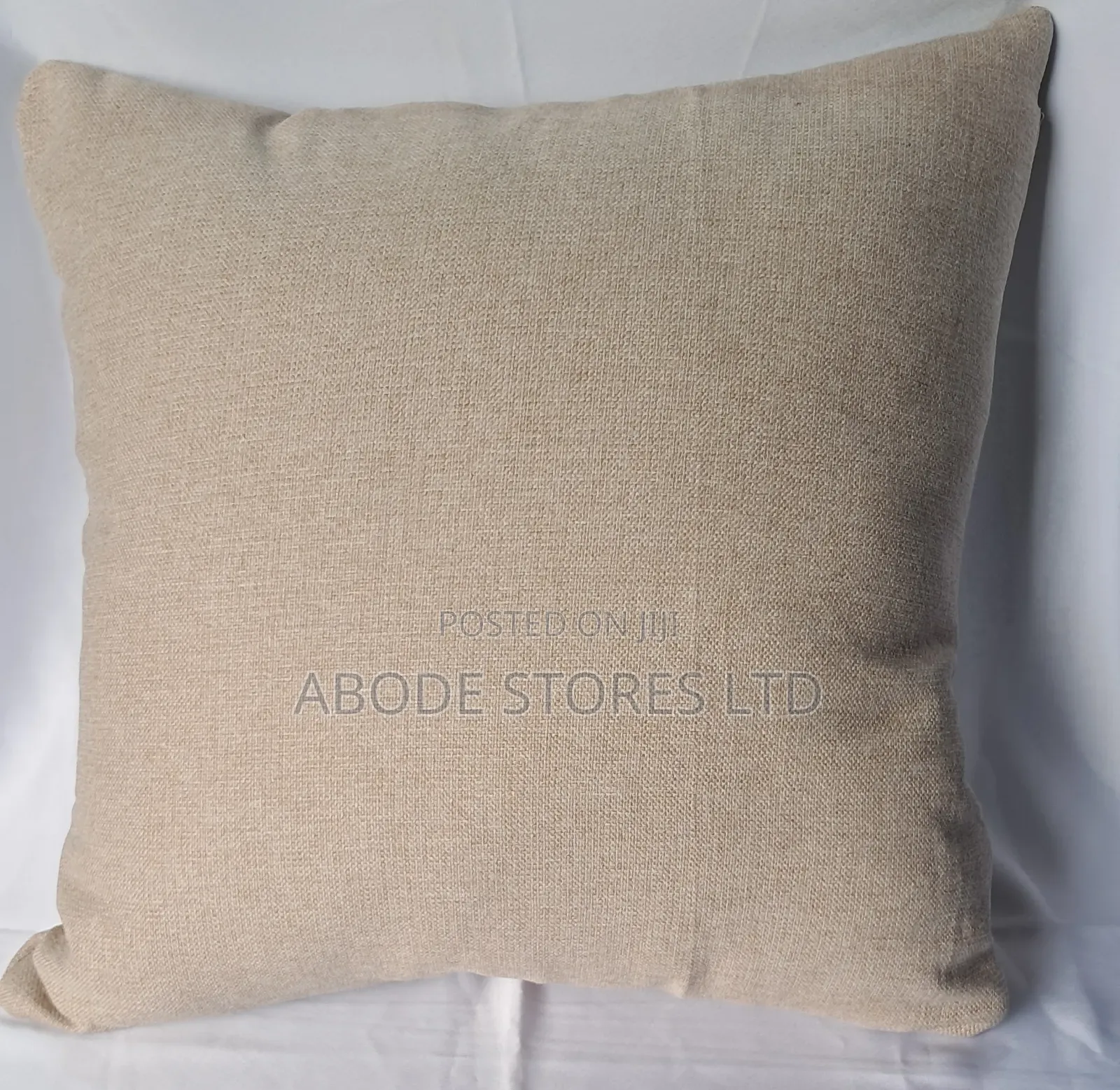 Beige Decorative Throw Pillow With 48x48cm