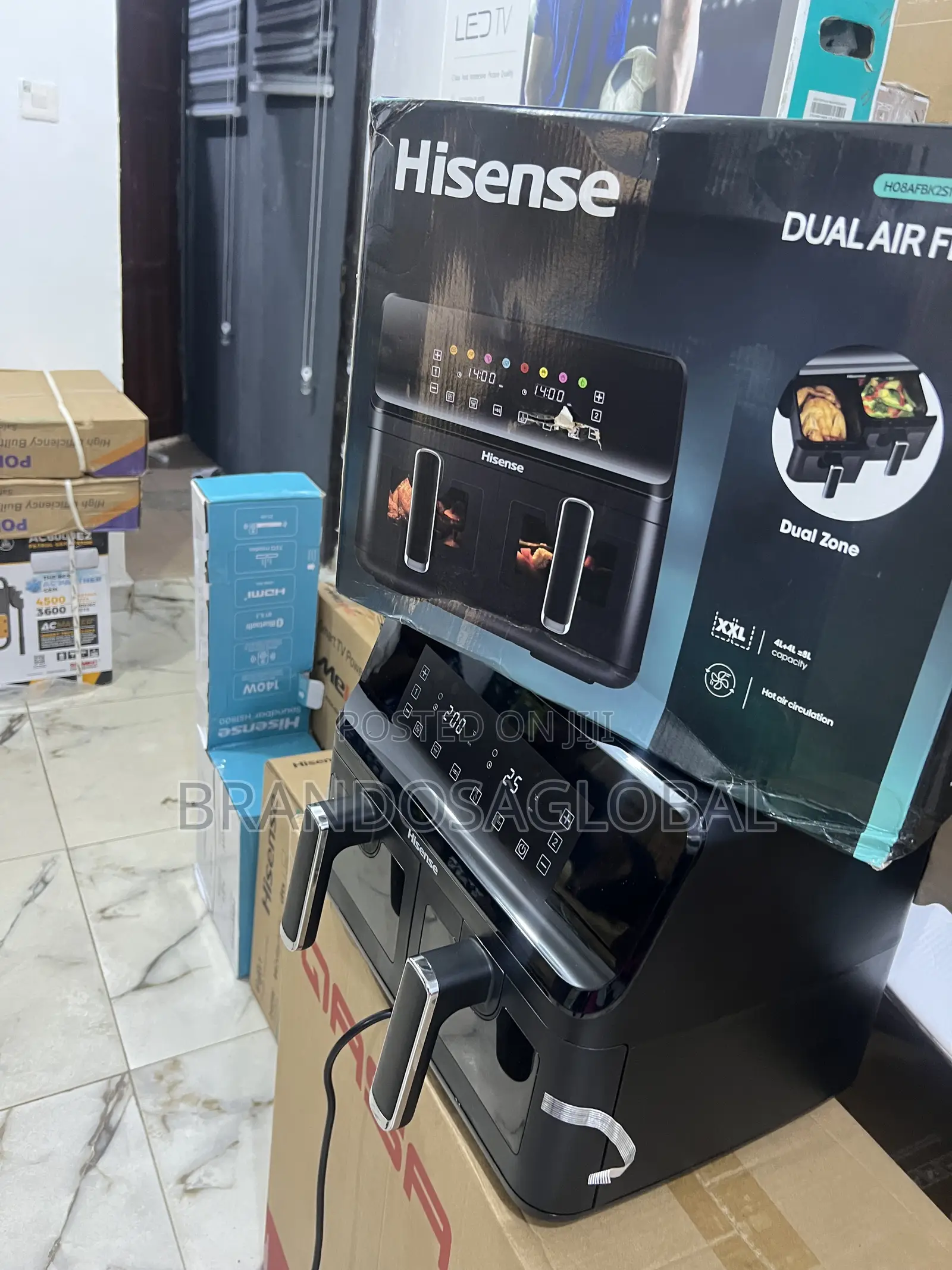 Hisense 8l Dual Zone Fryer – Compact Kitchen Innovation