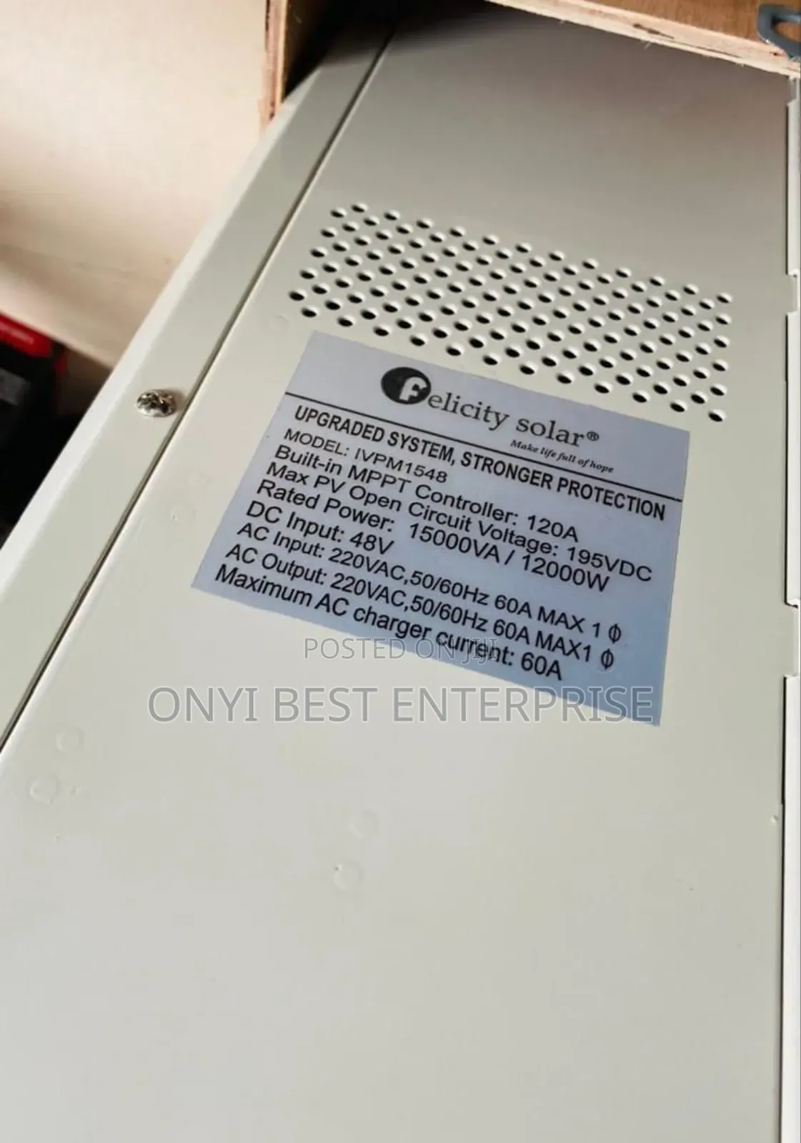 Felicity Hybrid Inverter 15kva 48v