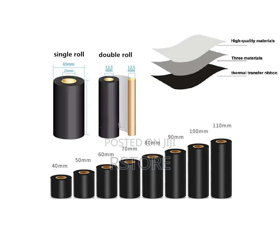 Solvent Resistance Premium Resin Ribbon 110mm X 300m