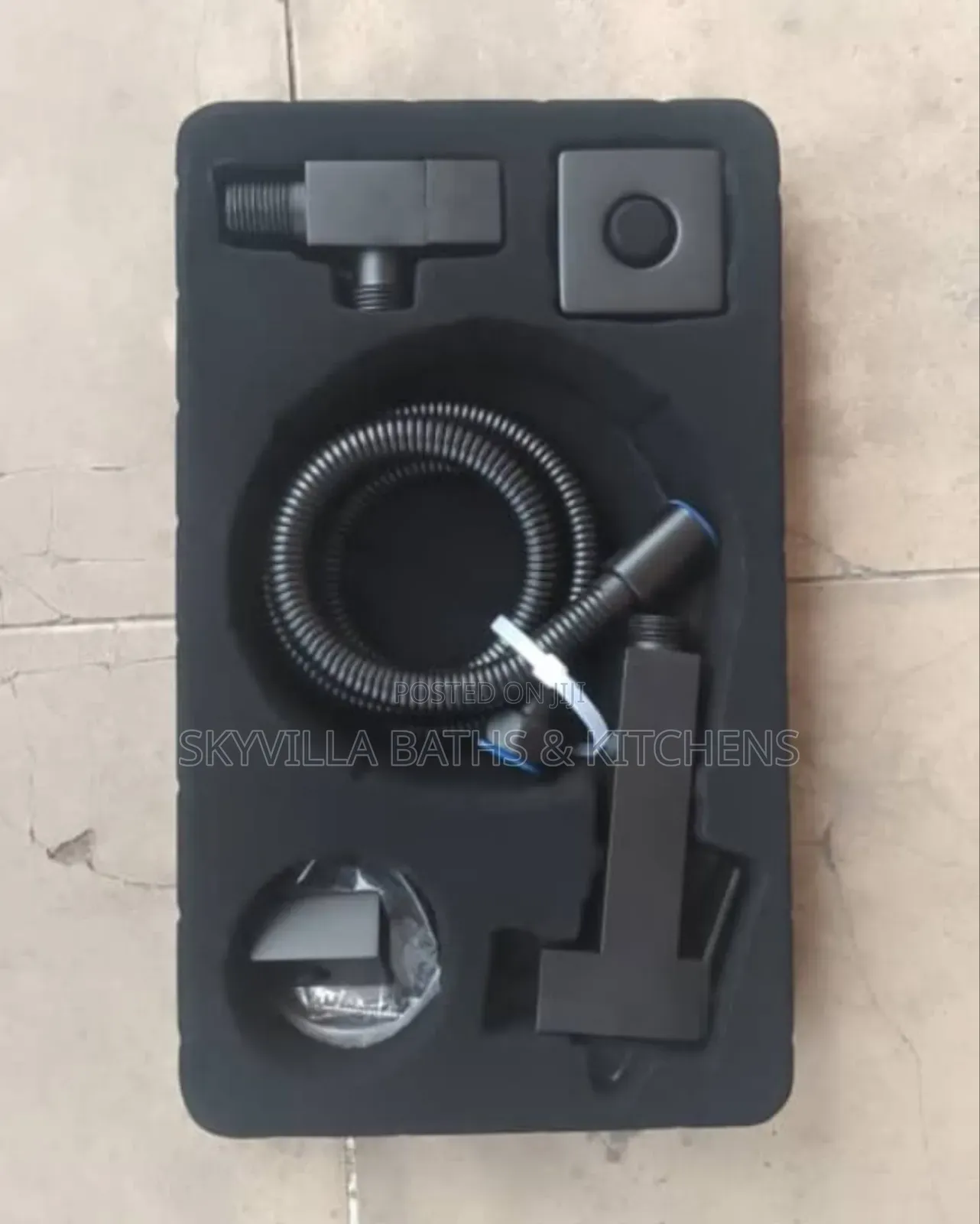 High Quality Pressing Shower Black
