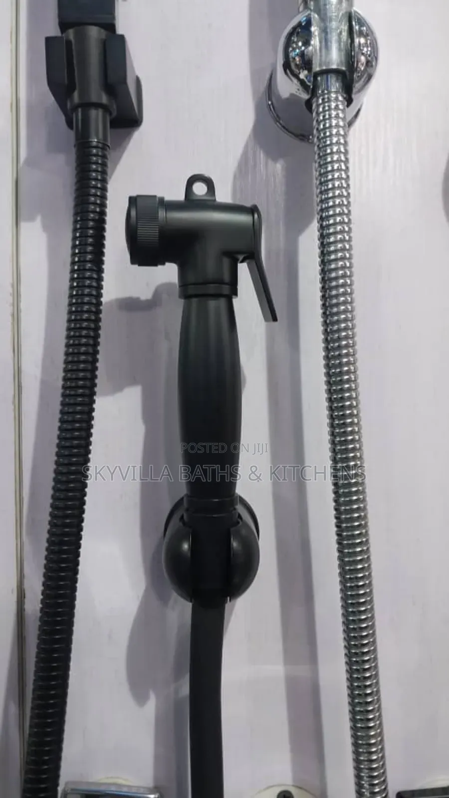 High Quality Pressing Shower Black