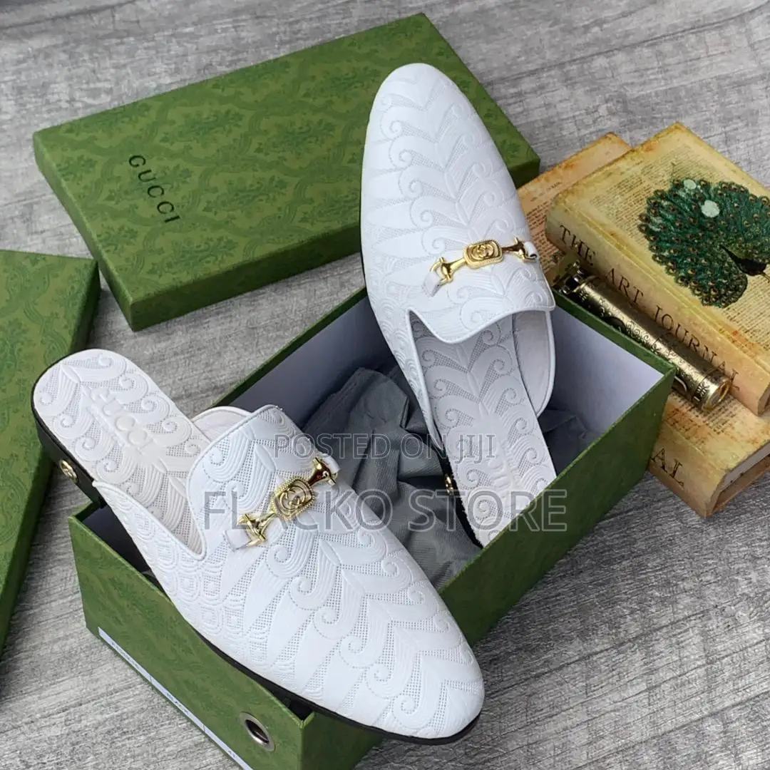 Original Gucci Leather Half Shoes