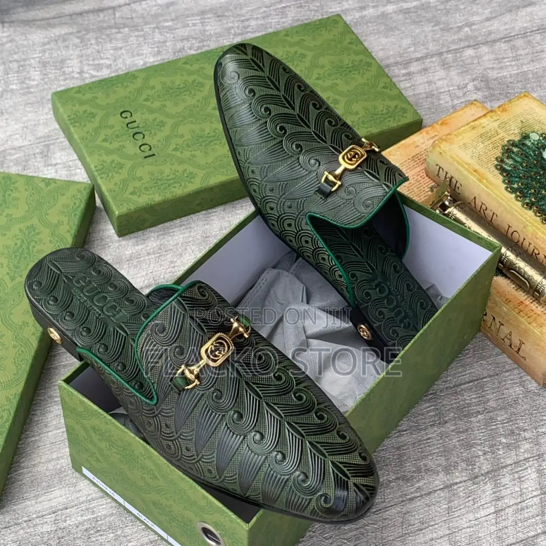 Original Gucci Leather Half Shoes