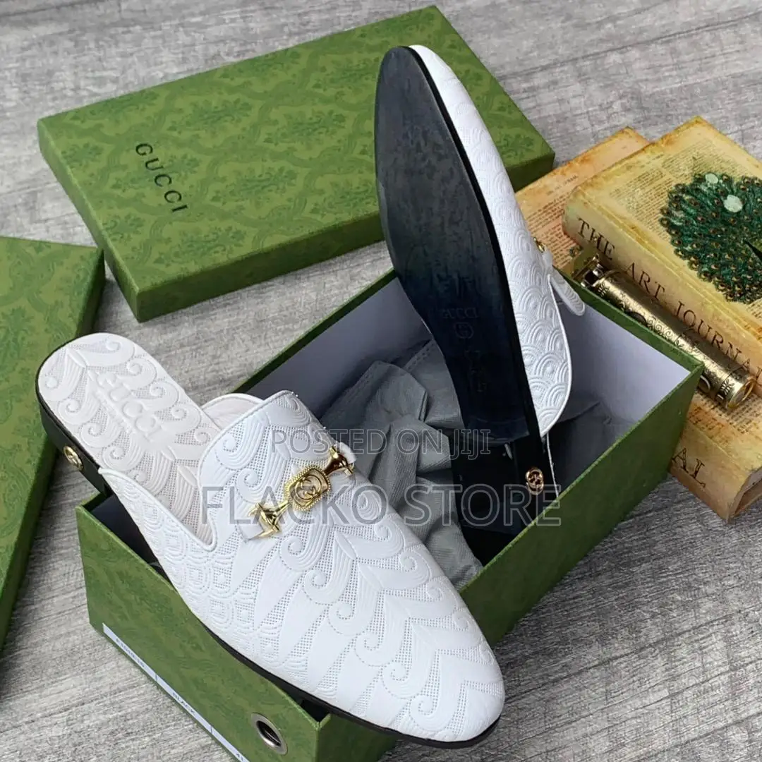 Original Gucci Leather Half Shoes