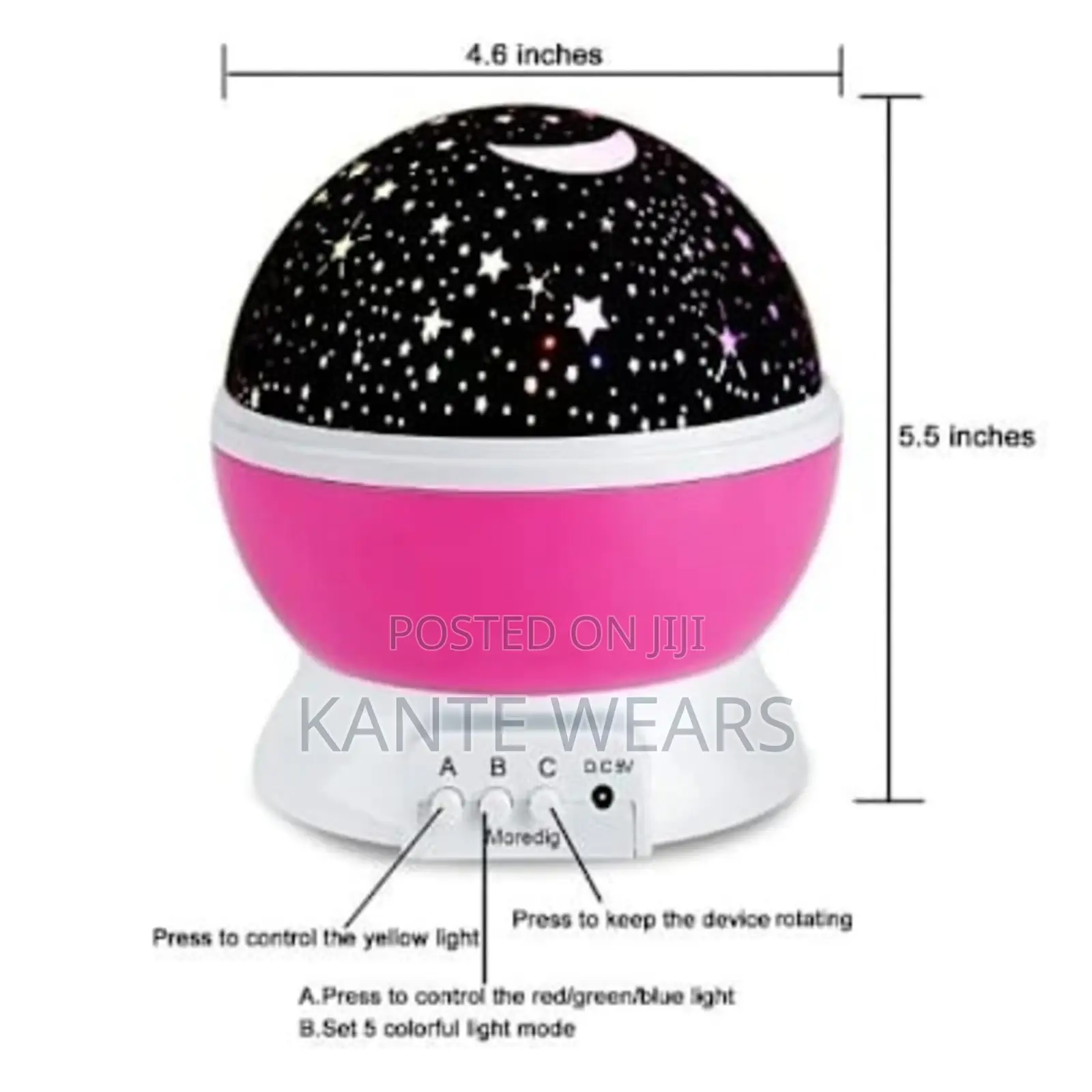 Star Master 360 Degree Dream Rotating Projection Lamp