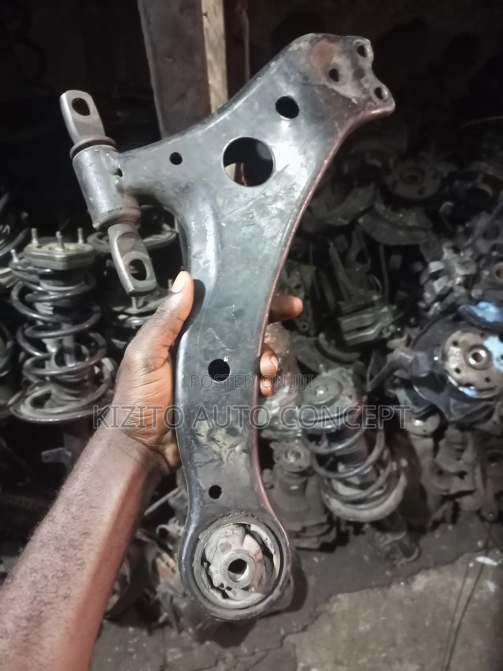 Shock, Lower Arm, Brake Pads. Ball Joints. Linkages. Beam. Stabilizer