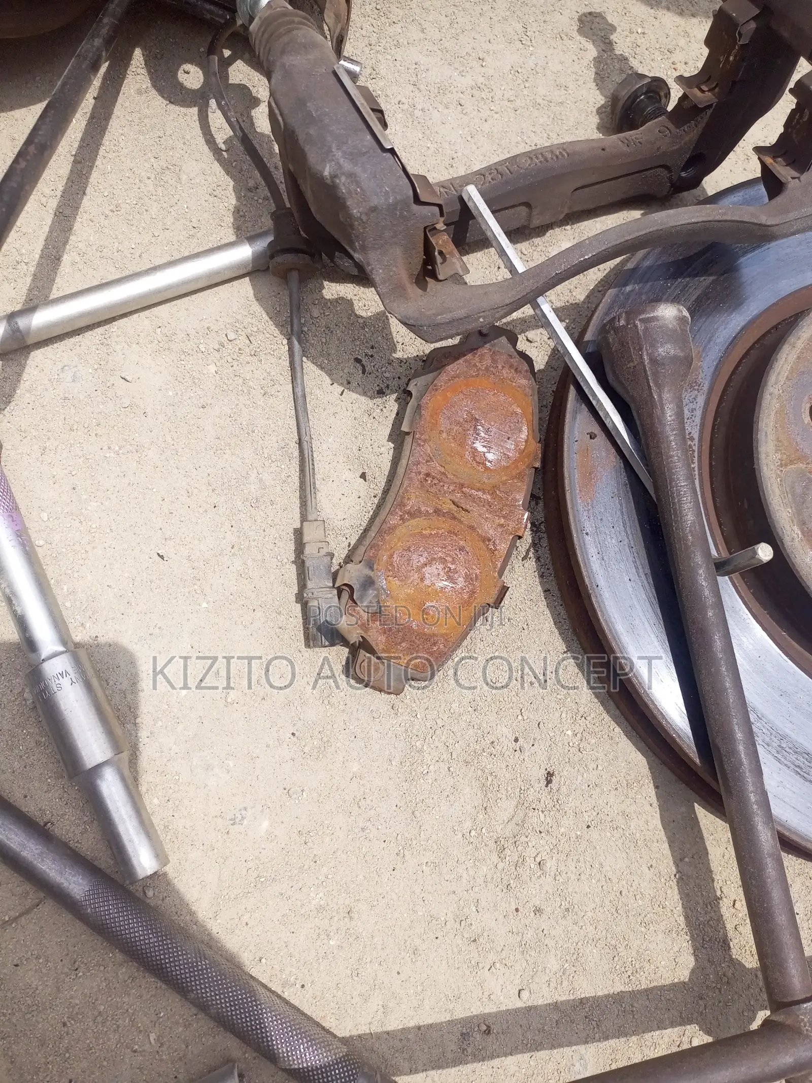Shock, Lower Arm, Brake Pads. Ball Joints. Linkages. Beam. Stabilizer