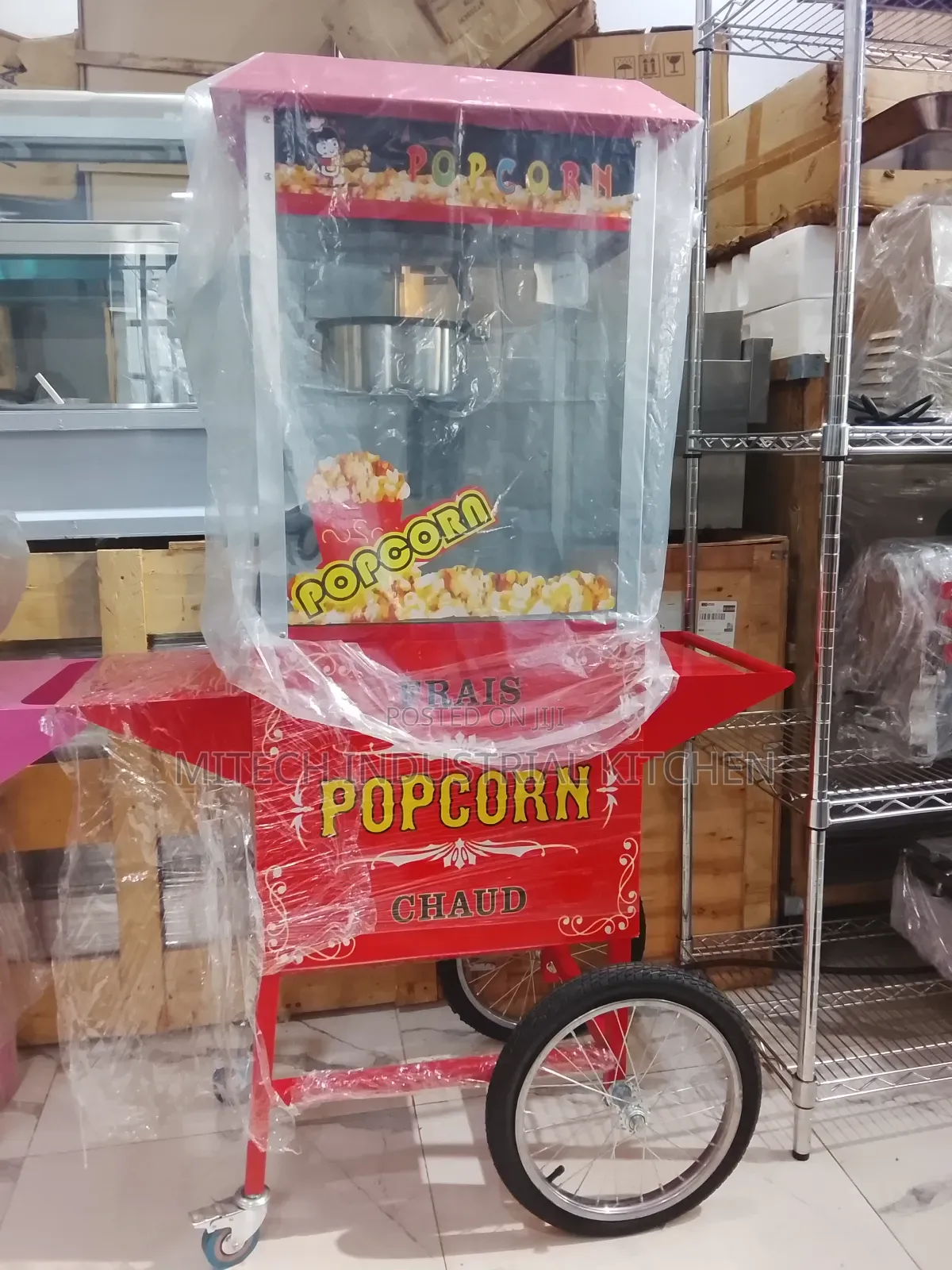 Popcorn Machine With Cart