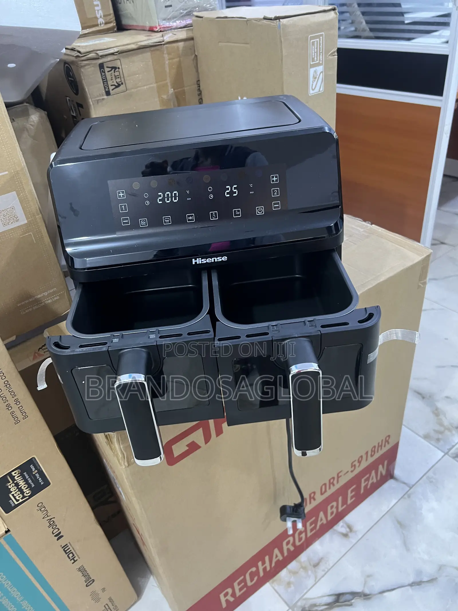 Hisense 8l Air Fryer – Versatile Dual Chamber Machine