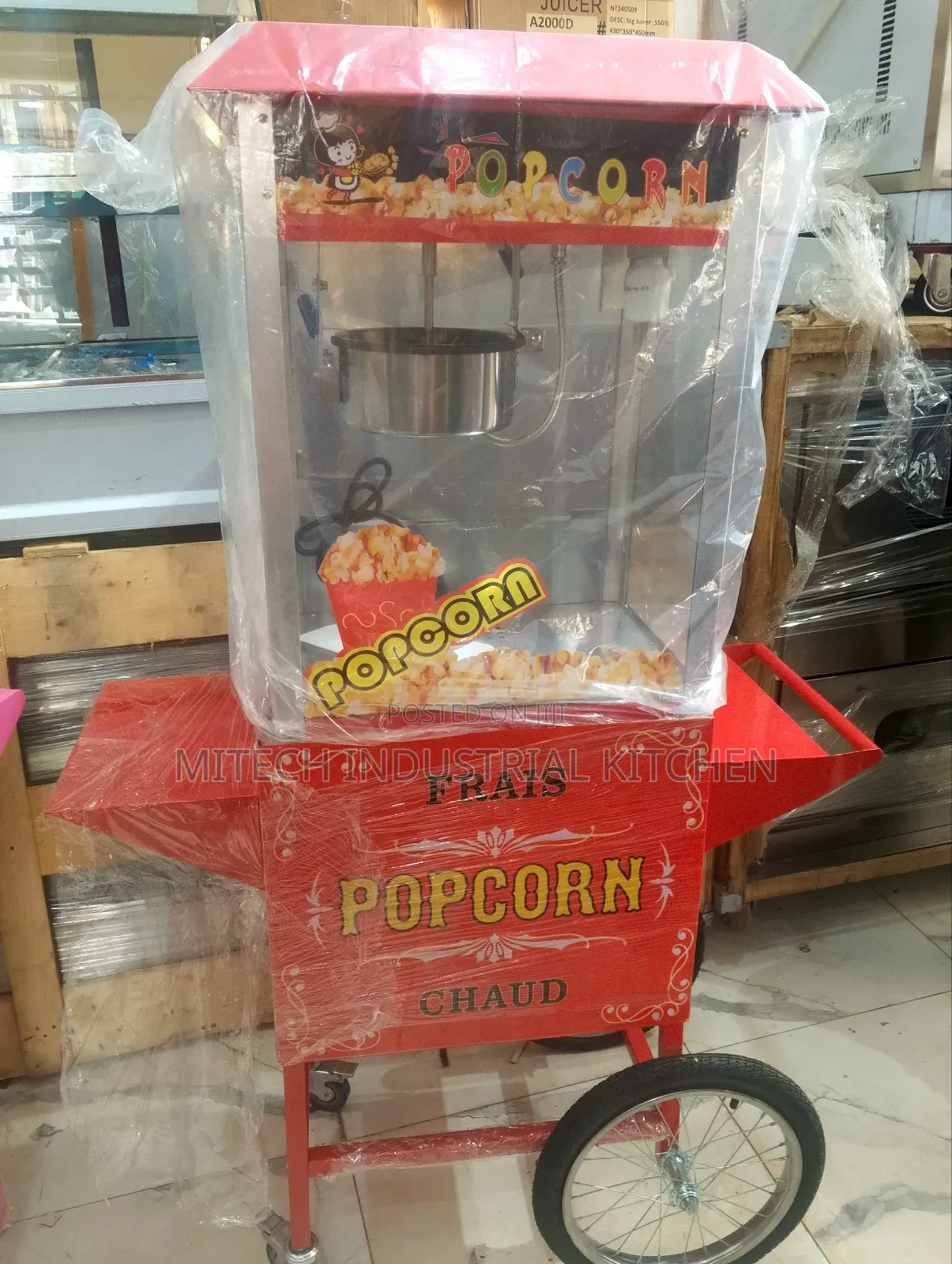 Popcorn Machine With Cart