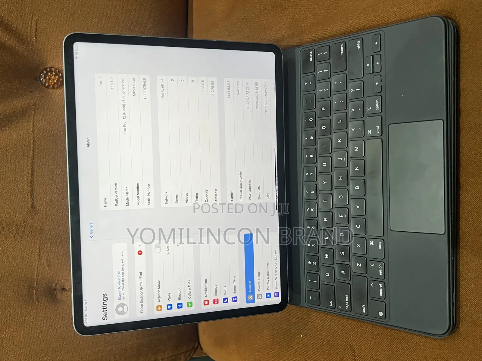 New Apple iPad Pro 12.9 (2022) 128 GB Gray