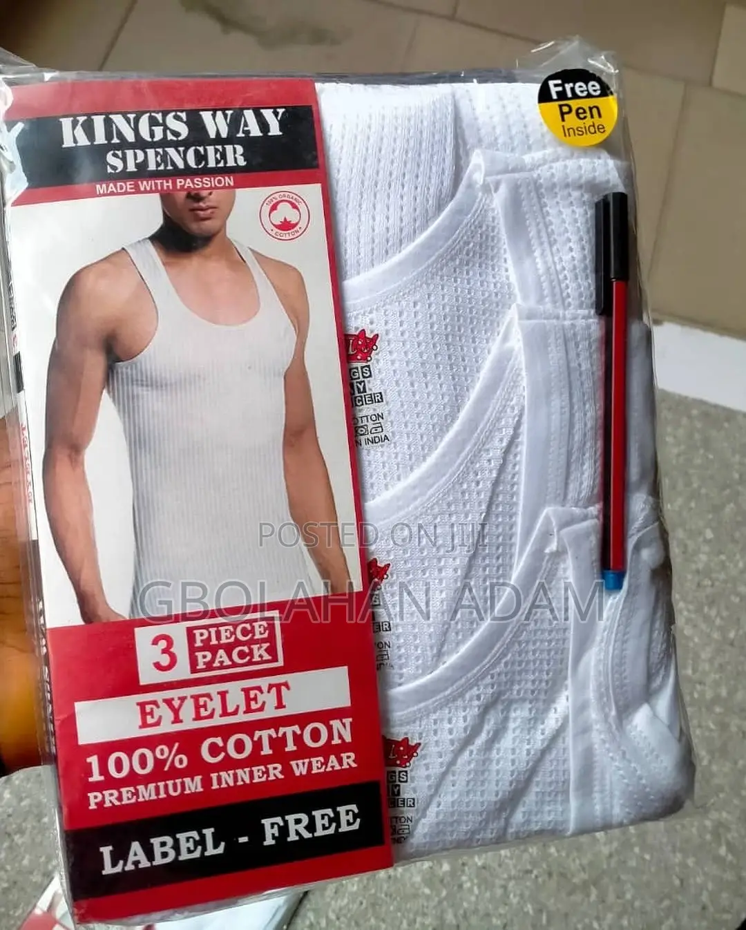 3in1 Quality Men Singlet