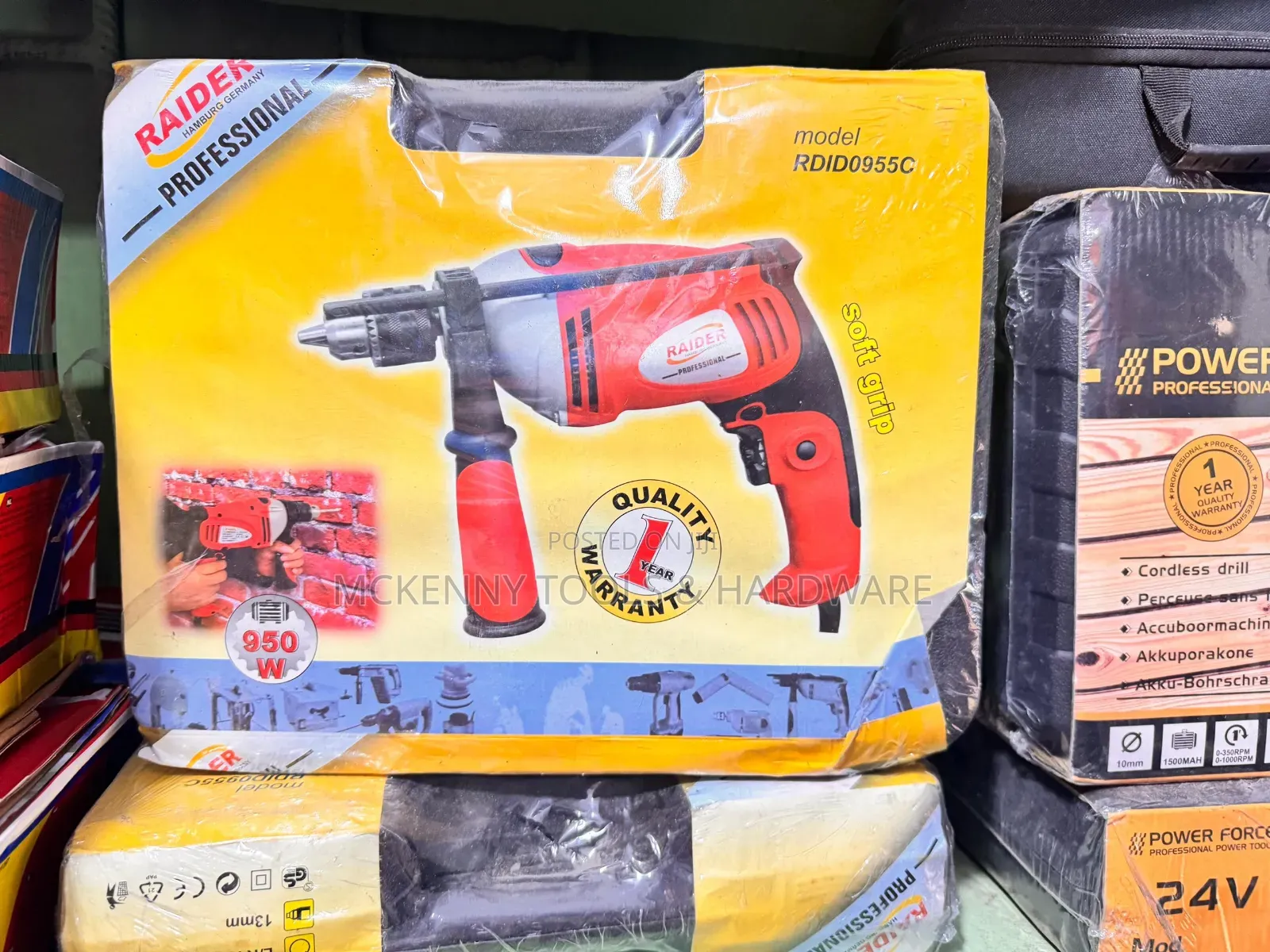 Raider Rd-id0955c Hammer Impact Drill.