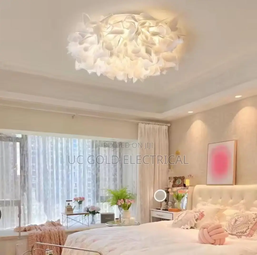 Creamy Style Master Bedroom Ceiling Light Living Room Light Creative