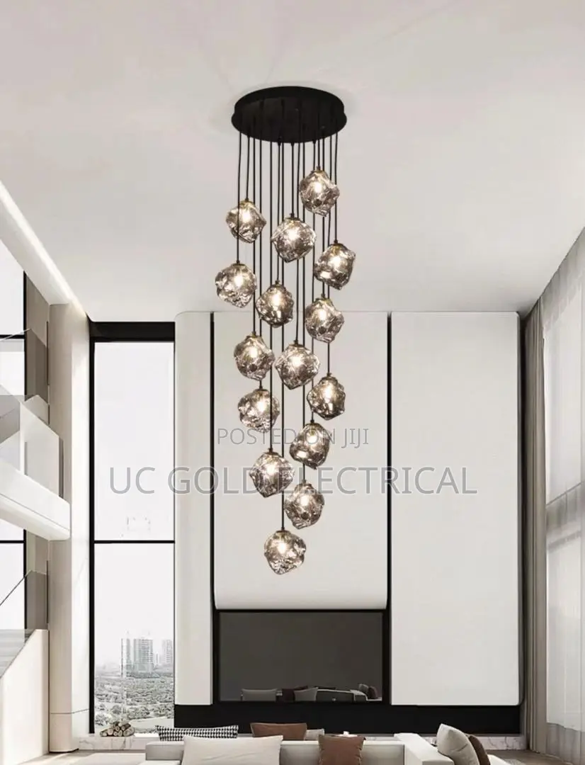 Modern Staircase Led Chandeliers Bedroom Living Room Ceiling Luxury