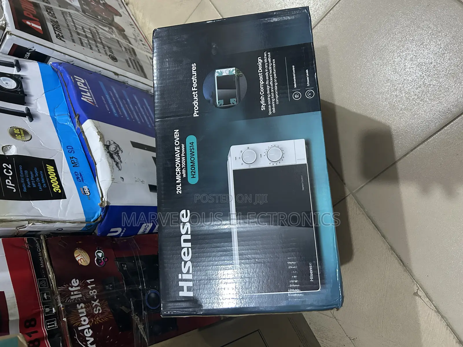 Brand New Original Hisense 20l Microwave Oven Fast Warm With Warranty