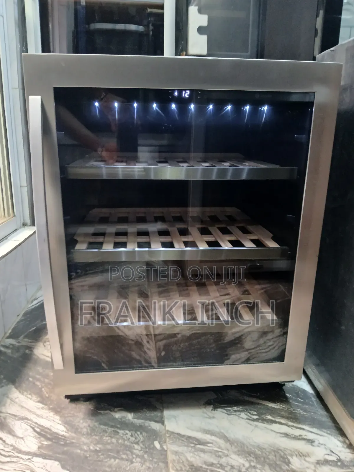 Caple Silver Frame Built-in Wine Chiller