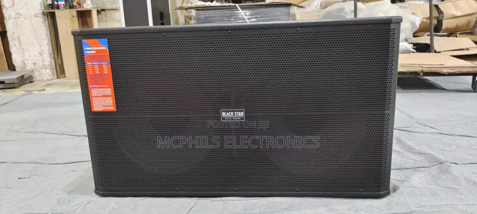 Blackstar Heavyduty Double 18" Subwoofer Srx-728