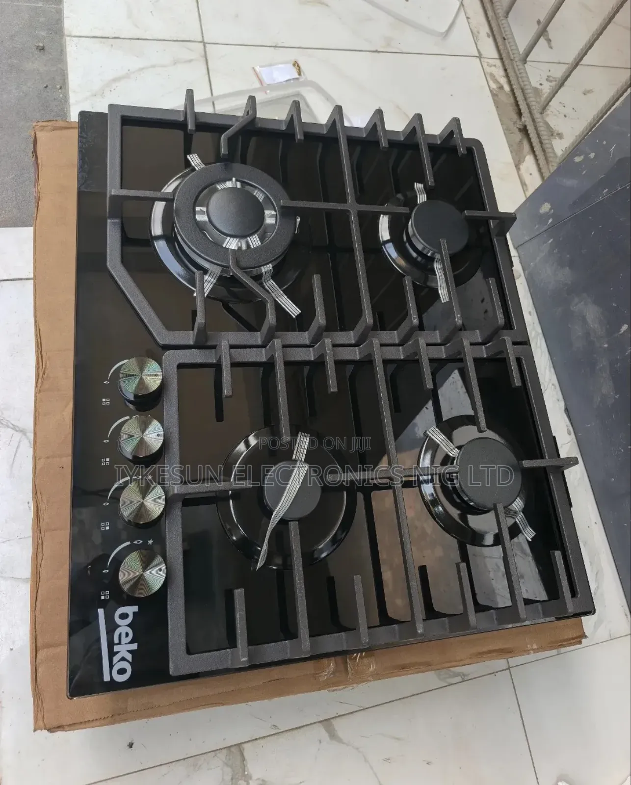 Original Beko Inbuilt 4 Burners Blueflame Light Gas Cooker Hob 60x60cm