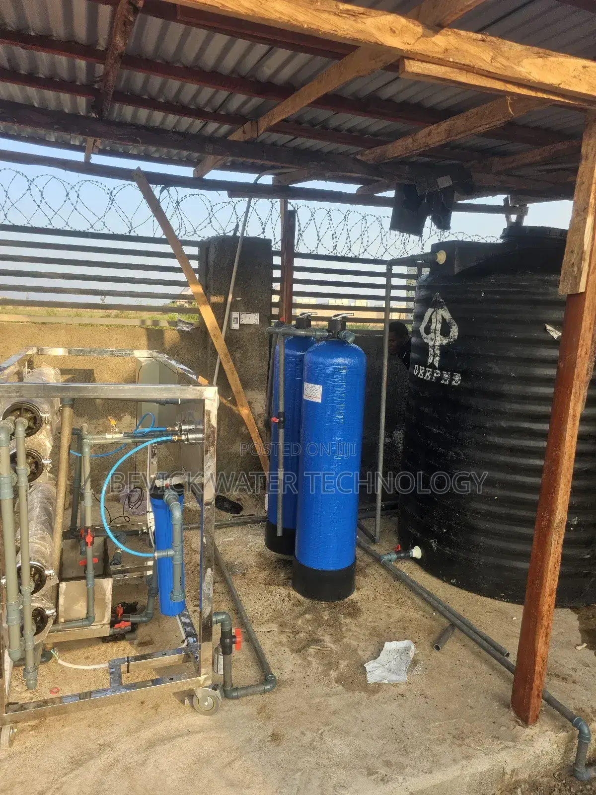 Pure Water Factory Setup — Installation Connection Inclusive