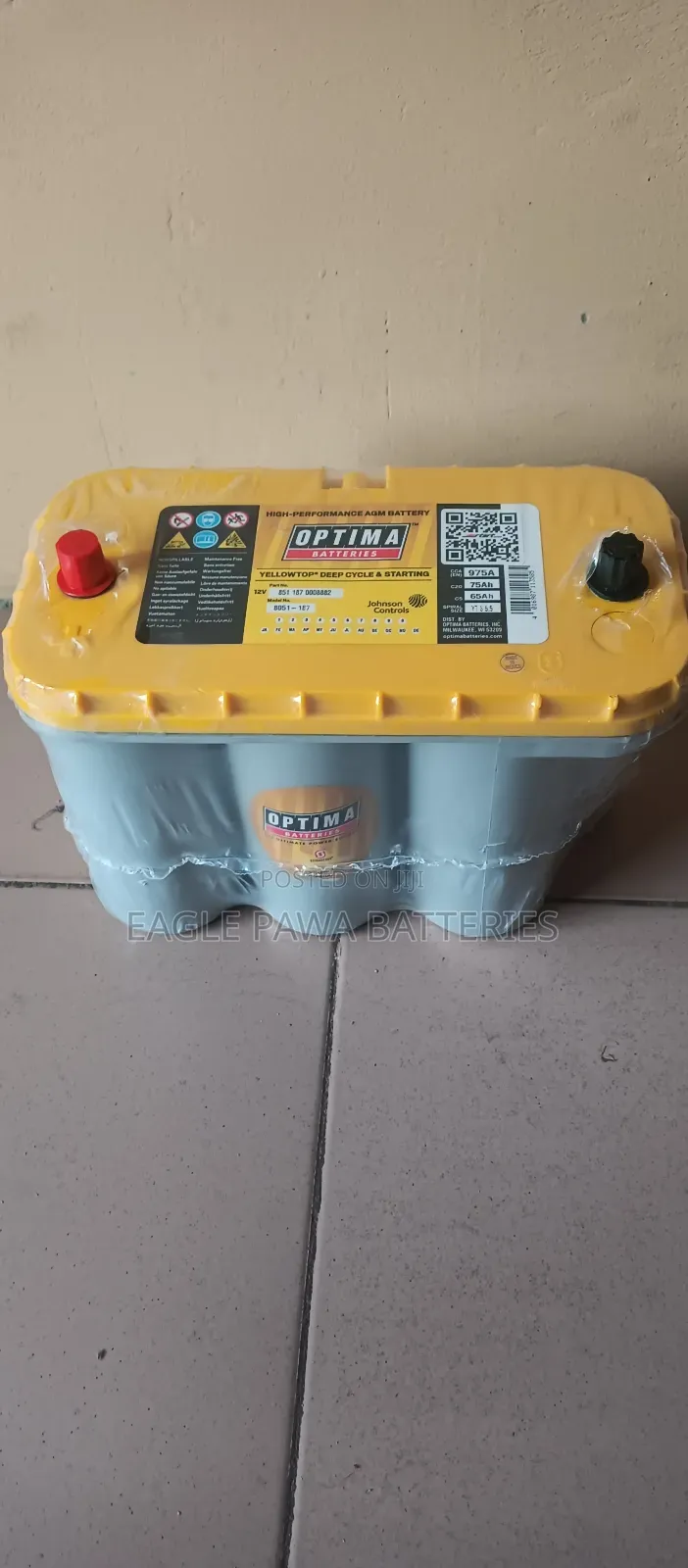 Optima Agm Battery