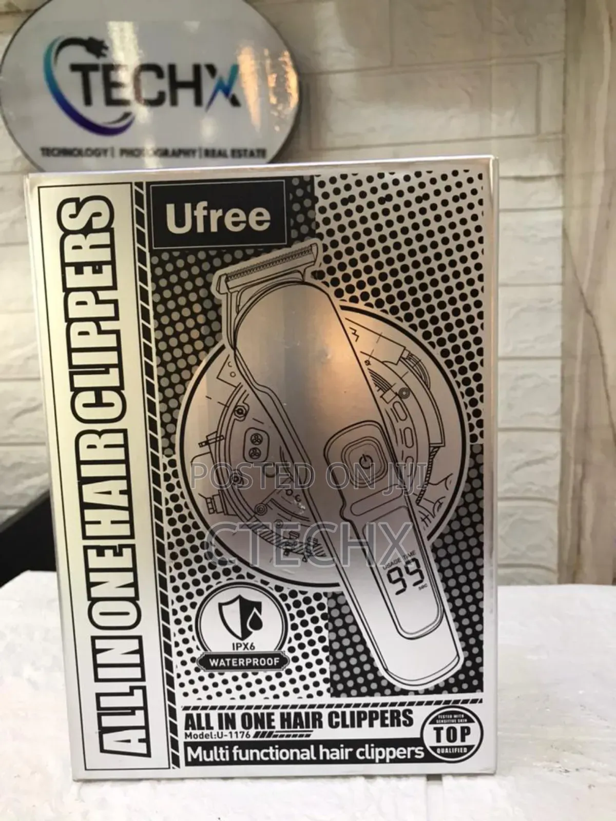 Ufree Waterproof Cordless Hair Clippers Shavers for Men Grooming Kit