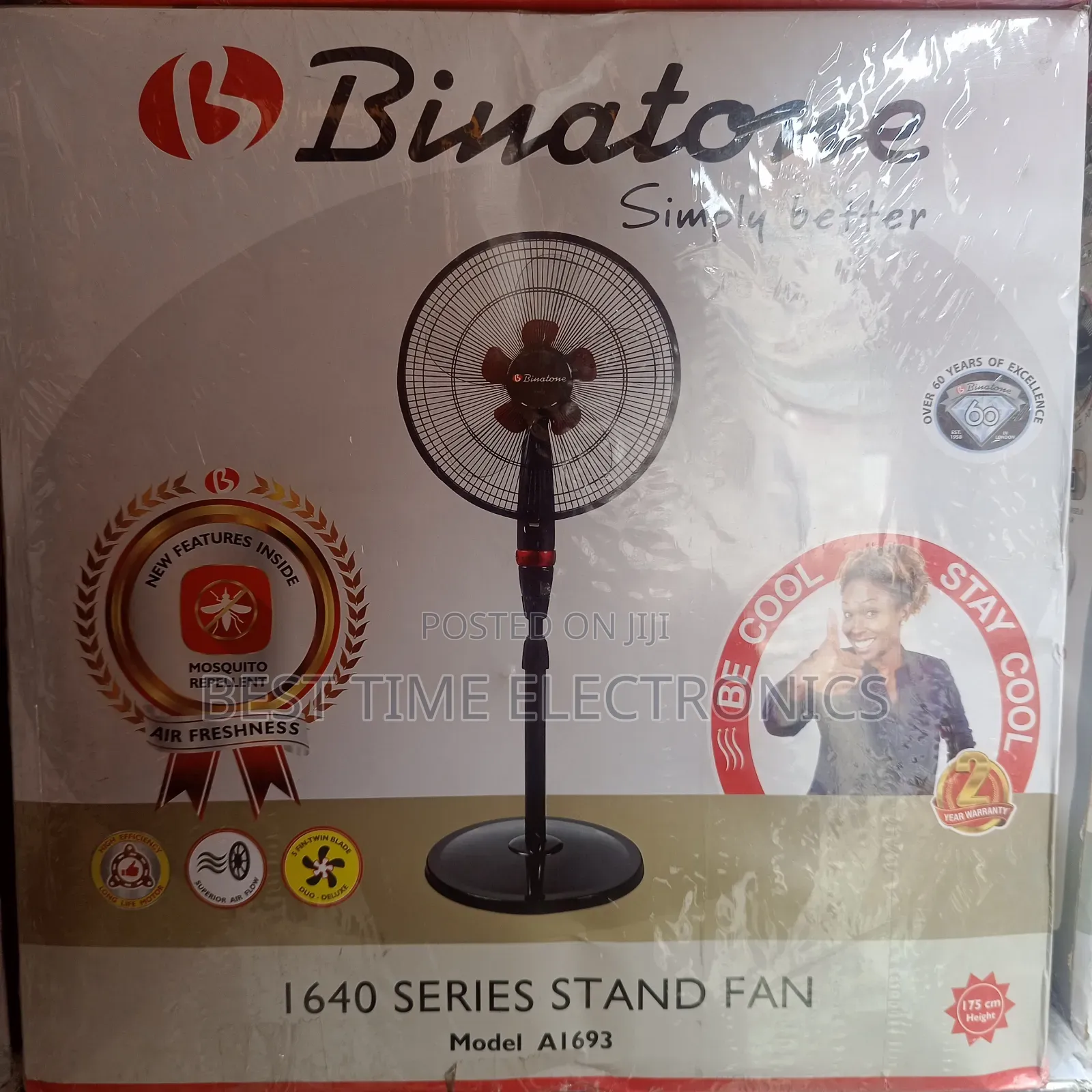 16" Binatone Electrical Stand Fan (A1693)