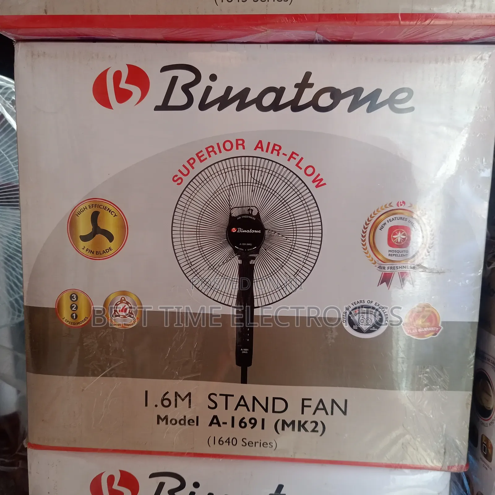 16" Binatone Electrical Stand Fan (A1691 Mk2)
