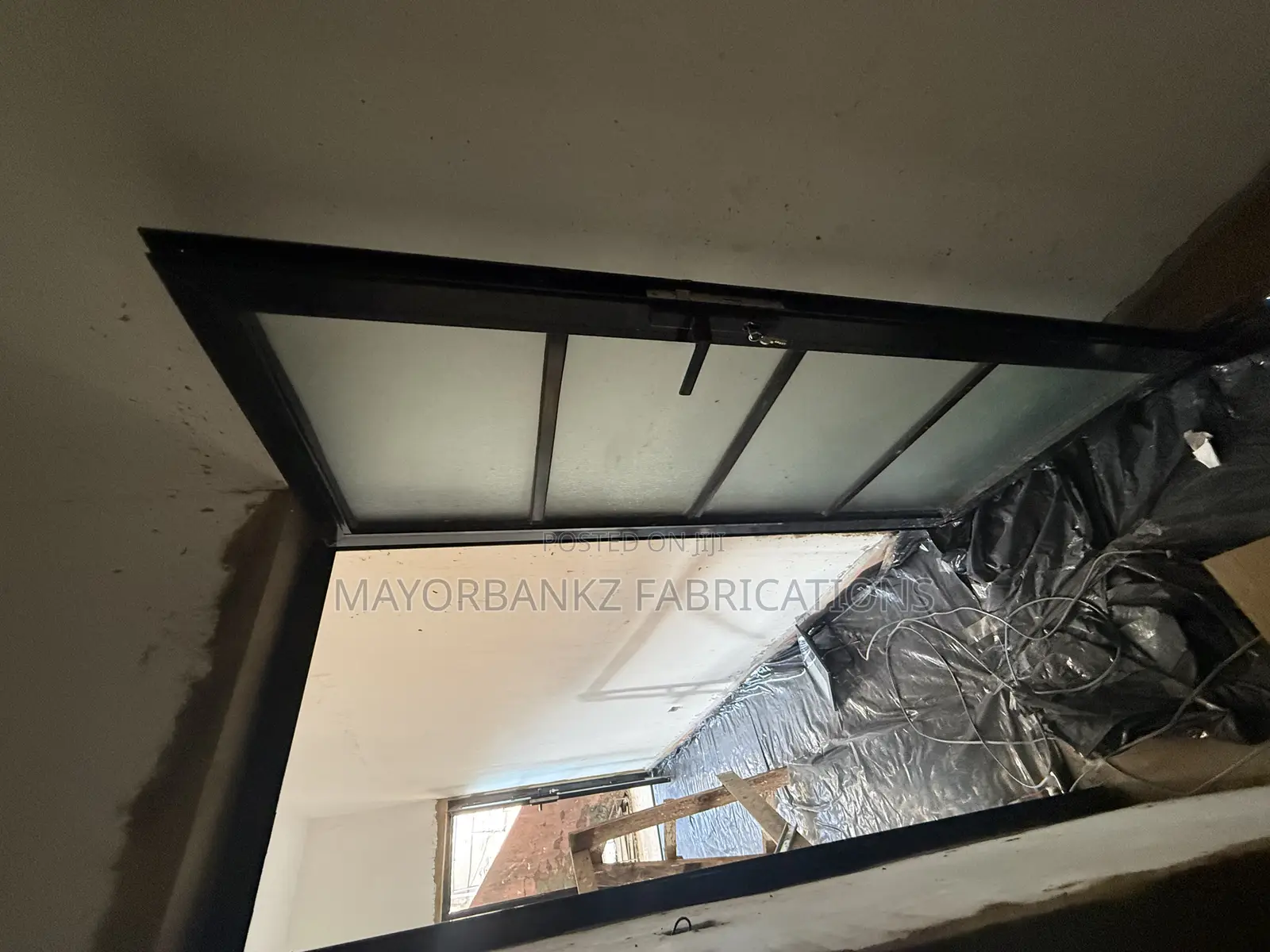 Aluminium Drafted Glass Door