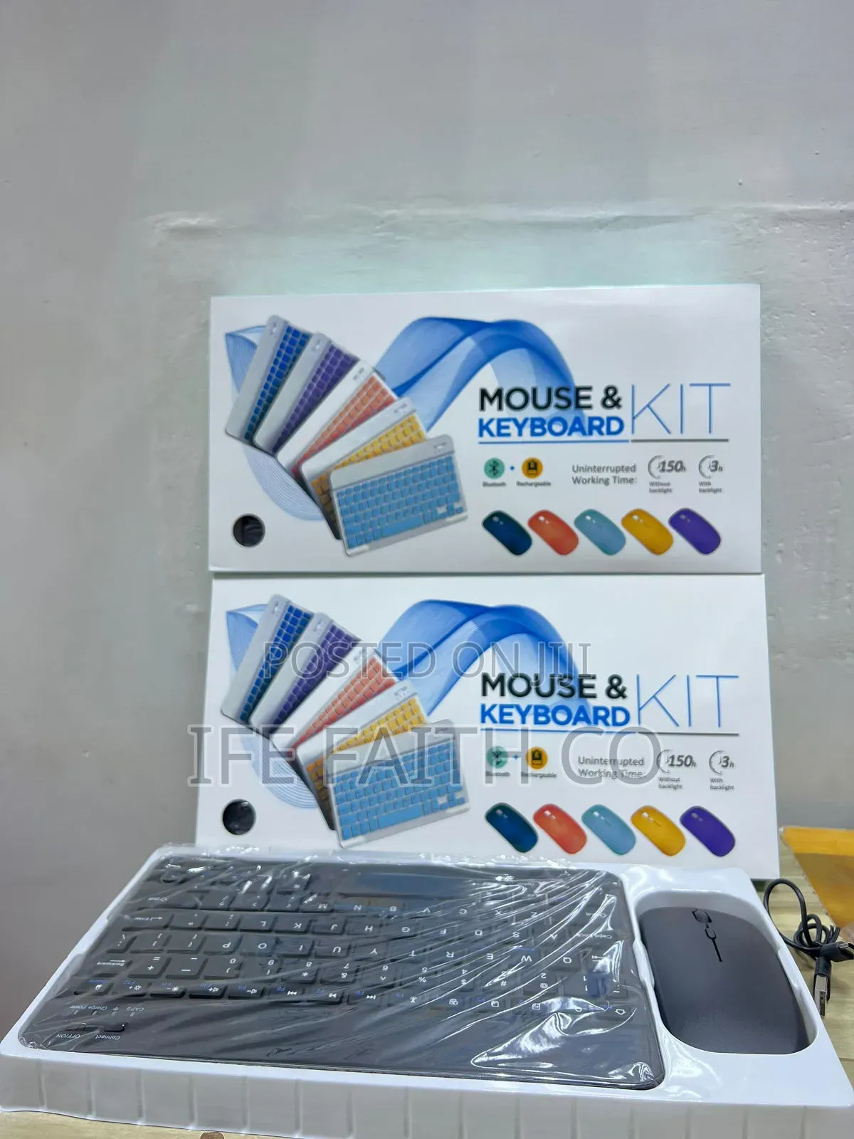 Rechargeable Wireless Keyboard and Mouse Kit