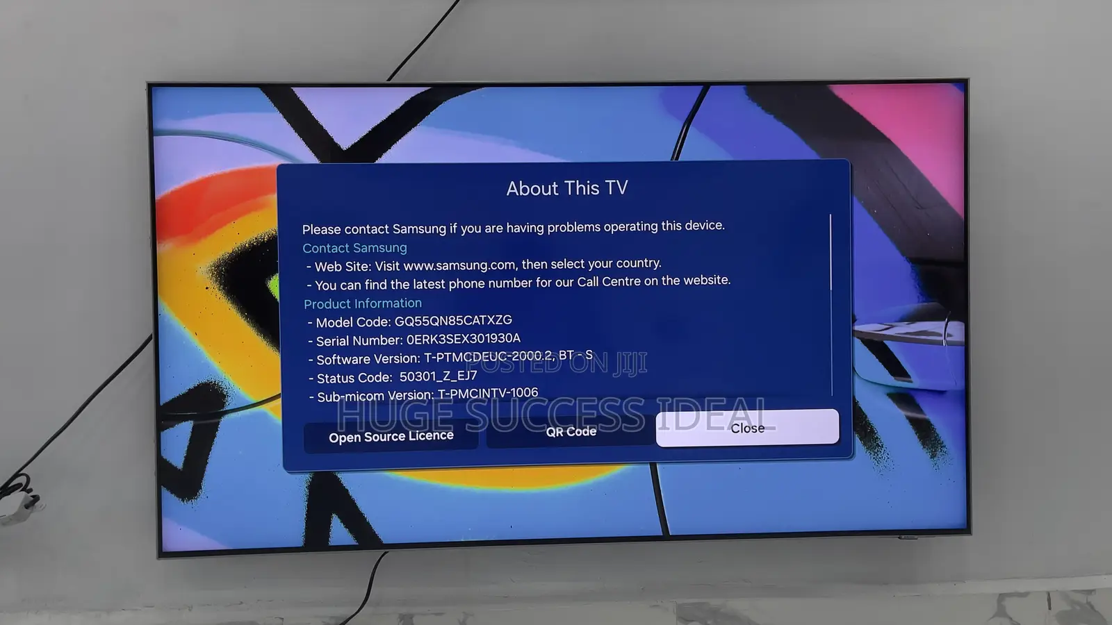 Samsung 55’  Neo Qled Qn85c Series Smart 4k Ultra Hd Hdr Mini Led Tv