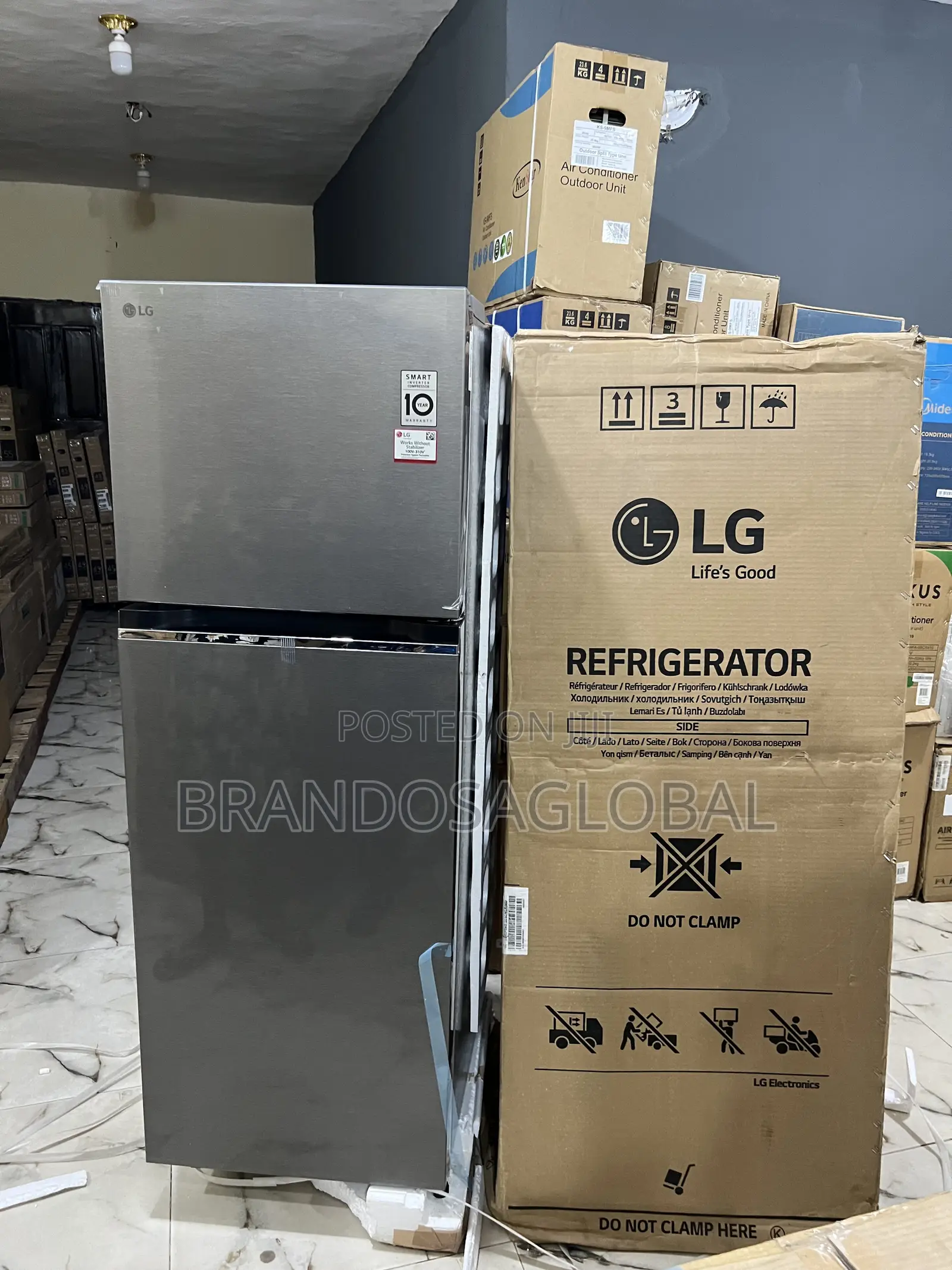 Lg 263l Top Freezer Refrigerator Ref 242 PQGB