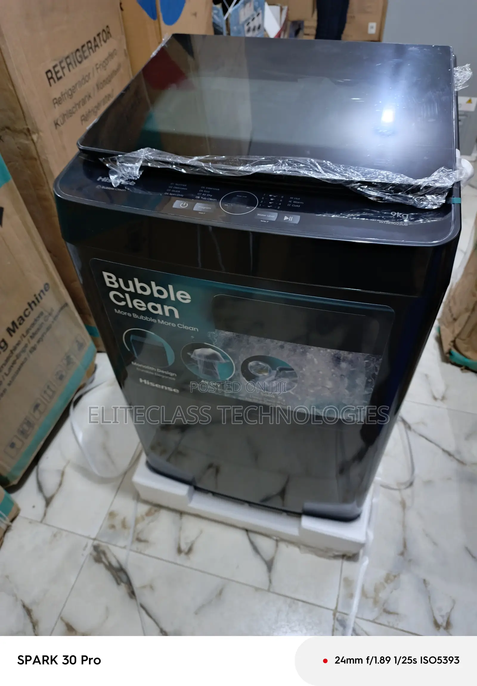 Hisense 9kg Washing Machine Brand New Top Load Automatic
