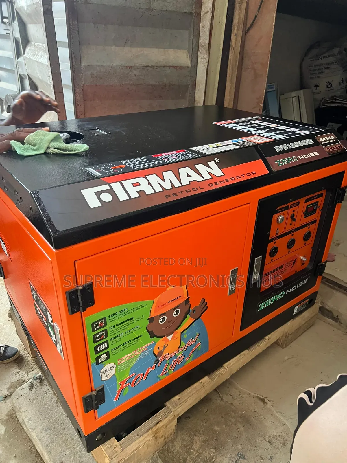 || Firman Sps12000se 10kva 100% Copper Wire Super Silent Generator ||