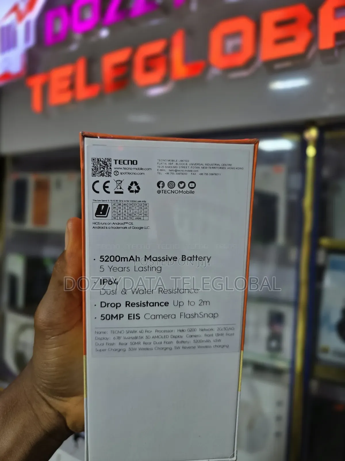 New Tecno Spark 40 Pro+ 256 GB