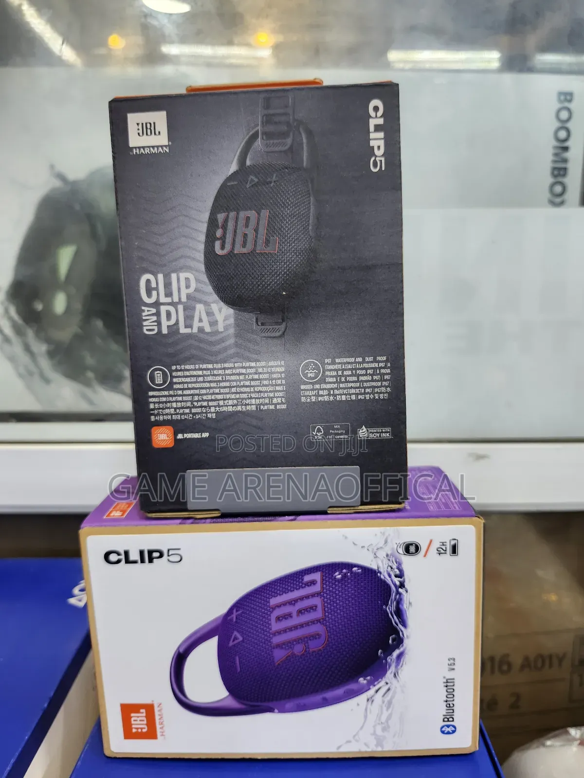 JBL Clip 5 – Waterproof Wireless Speaker