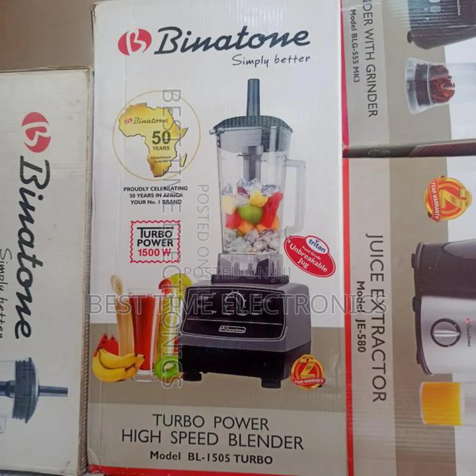Binatone 2l Turbo High Speed Blender
