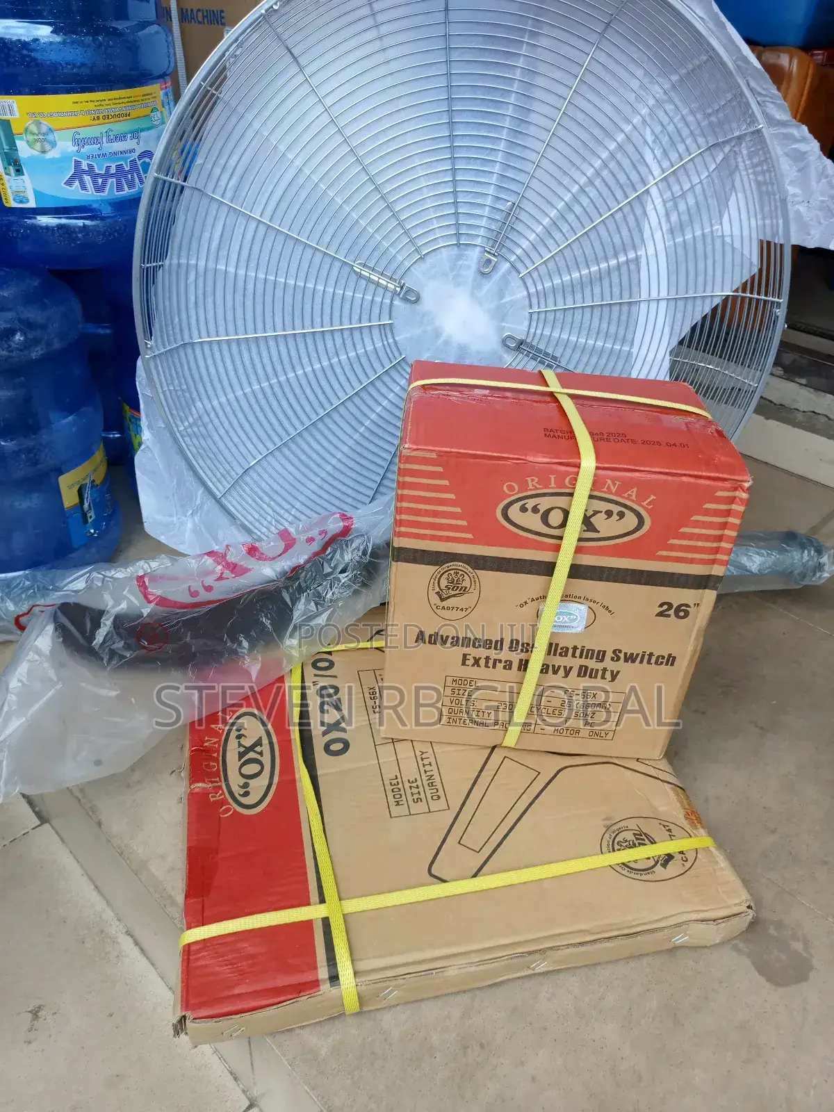 Ox 26 Inches Industrial Standing Fan