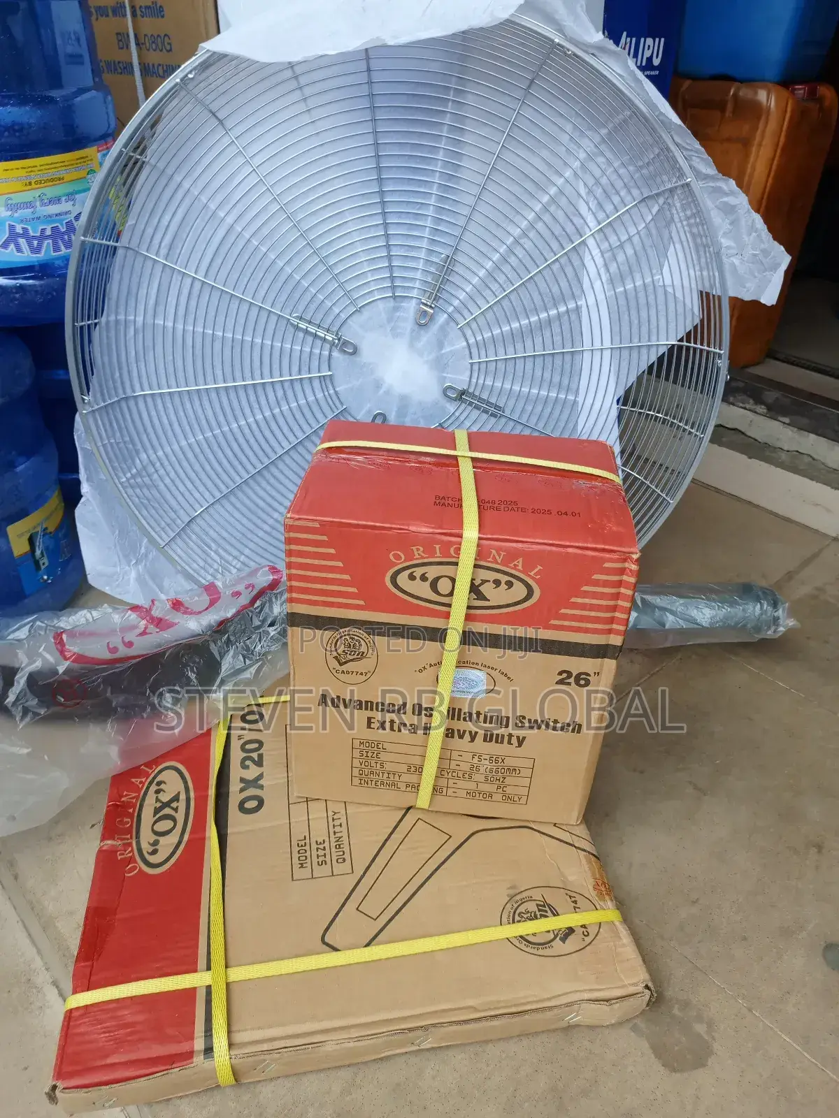 Ox 26 Inches Industrial Standing Fan