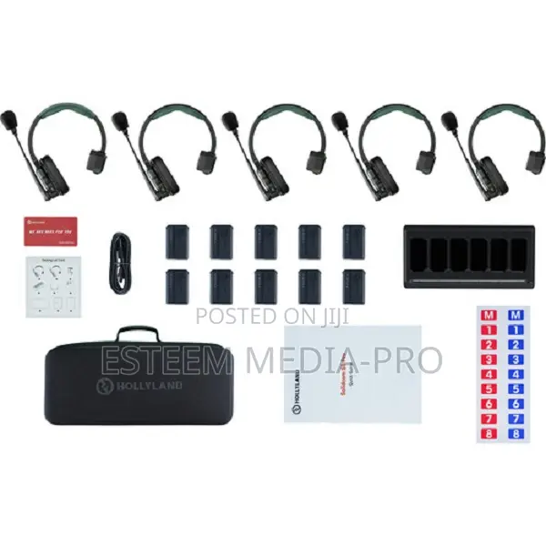 Hollyland Solidcom Se Pro 5s 5-Person Full-Duplex Intercom System