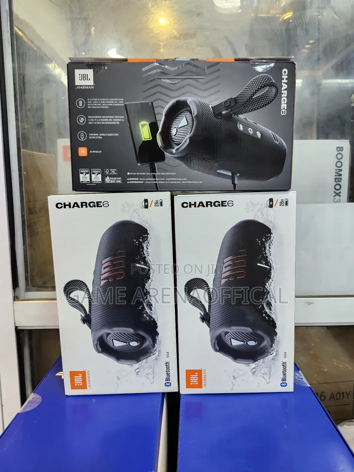 JBL Charge 6 – Bluetooth Speaker With 28 Hours Playtime