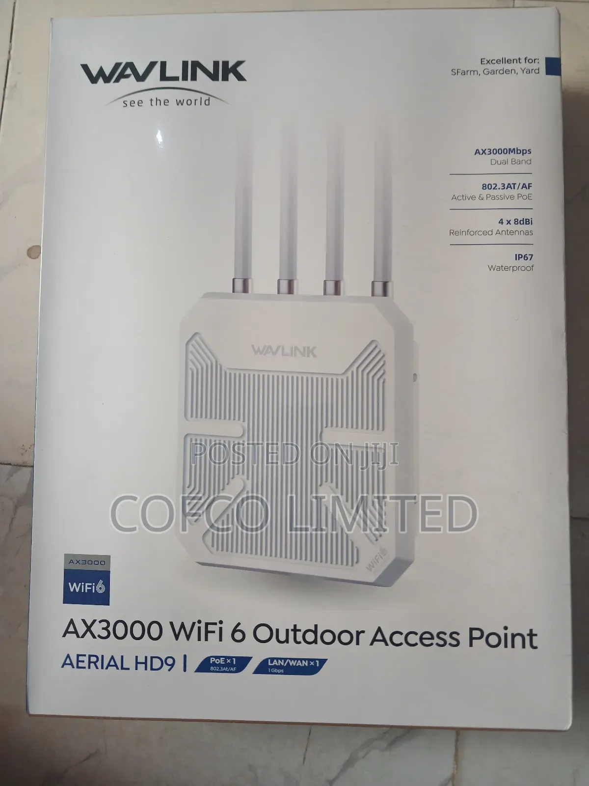 Wavlink Ax3000 Wifi 6 Outdoor Access Point