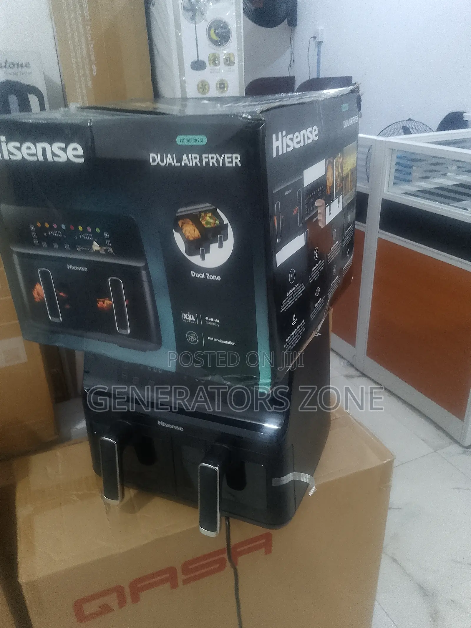 Hisense Dual Drawer 8l Air Fryer H08afbk2s1 Kitchen Type