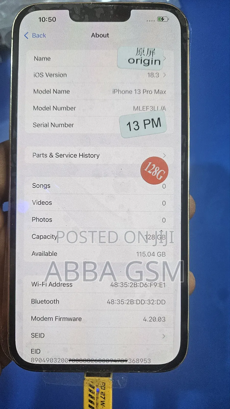 New Apple iPhone 13 Pro Max 128 GB Gold