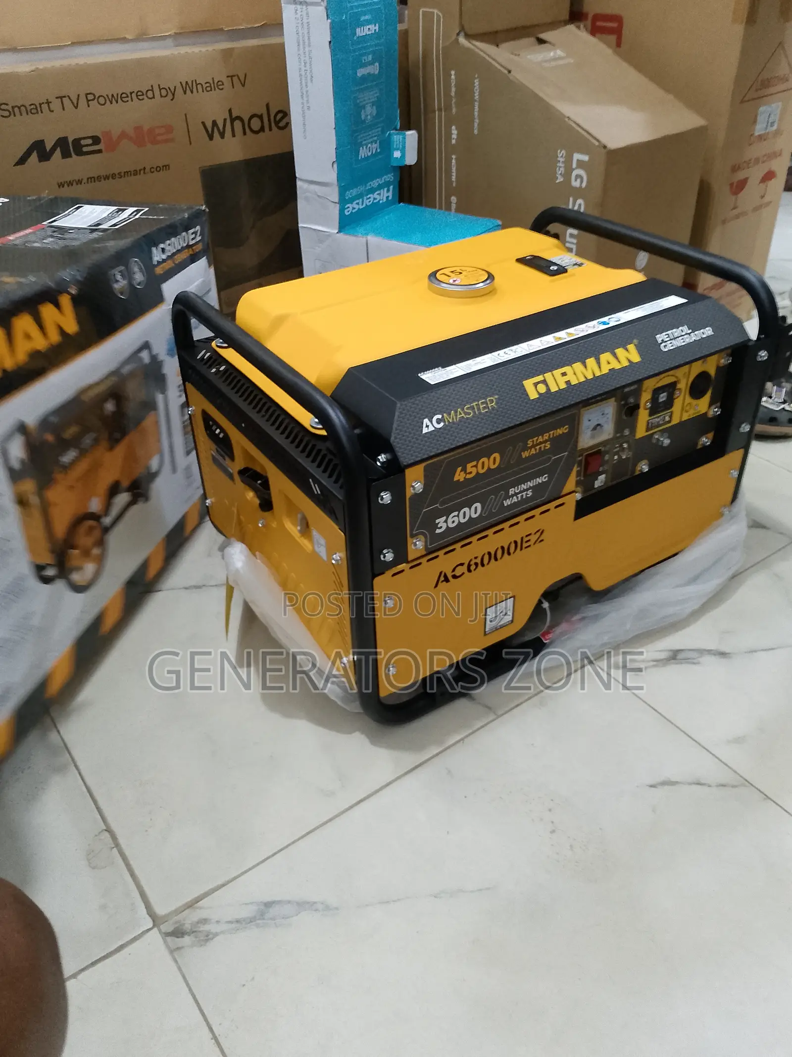 Firman Ac6000e2 Generator, 3.5kva Rated