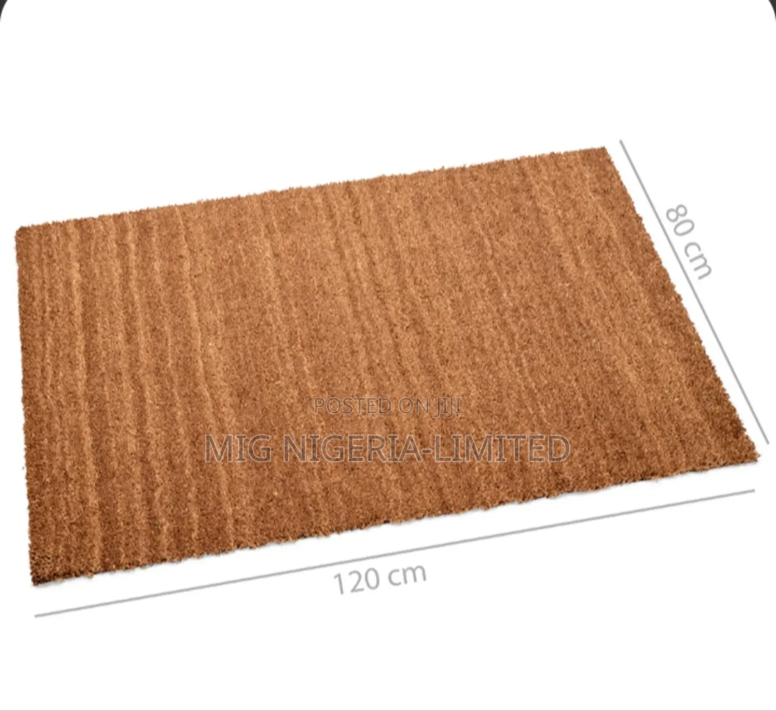 Extra Large Coir Coconut Doormat Style Heavy Duty Doormat 80cmx120cm