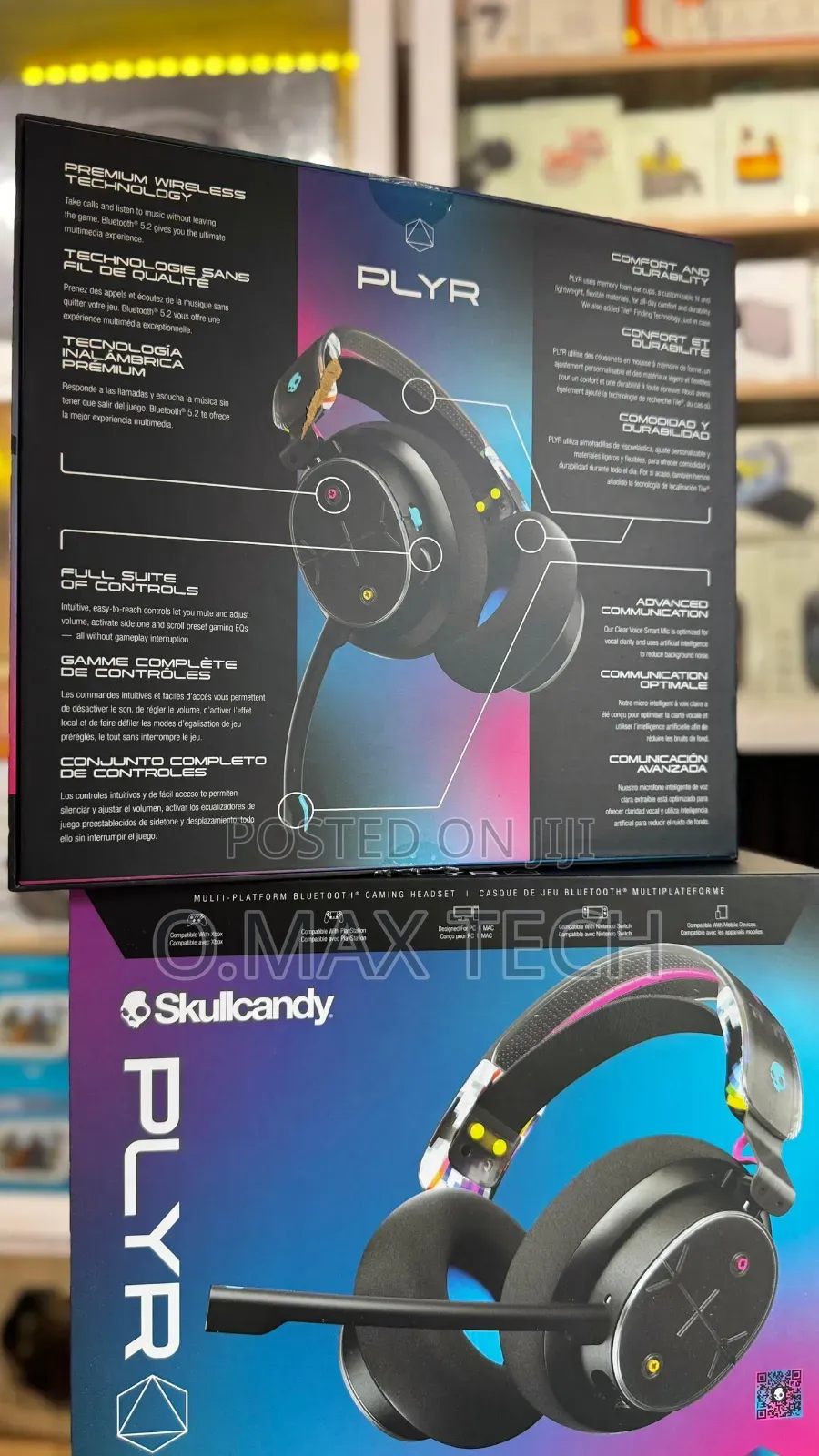 Skullcandy Plyr  Wireless Gaming Headset For Xbox, Playstation, Pc